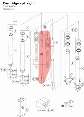 Diagram preview: Cardridge cpl. right (57430049S4)