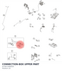 Diagram preview: CONNECTION-BOX UPPER PART (A13011040020)
