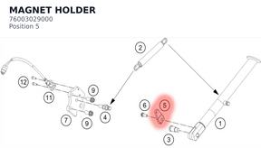 Diagram preview: MAGNET HOLDER (76003029000)