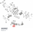 Diagram preview: GROMMET (J650002201401)
