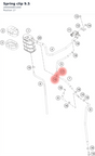 Diagram preview: Spring clip 9.5 (J300000801000)