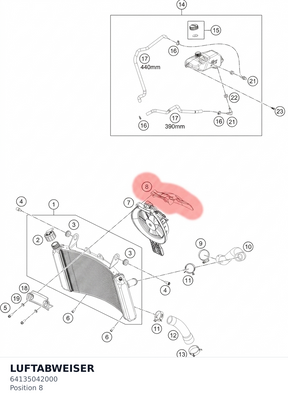 Diagram preview: LUFTABWEISER (64135042000)