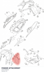 Diagram preview: FENDER ATTACHMENT (93014096000)