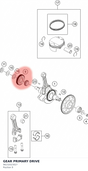 Diagram preview: GEAR PRIMARY DRIVE (96232023027)