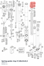 Diagram preview: Spring guide ring 27,08x32x9,5 (48600577)