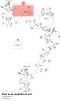 Diagram preview: Fuel hose tank/clutch cpl. (76707016044)