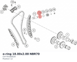 Diagram preview: o-ring 18.00x2.00 NBR70 (C0770180020)