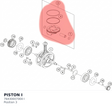 Diagram preview: PISTON I (76430007000 I)