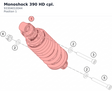Diagram preview: Monoshock 390 HD cpl. (93304010044)