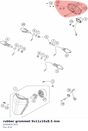 Diagram preview: rubber grommet 9x11x16x8.5 mm (60006001022)
