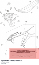 Diagram preview: Spoiler kit Erzbergrodeo 23 (79108154000BJB)