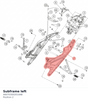 Diagram preview: Subframe left (A60703002010AB)