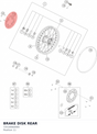 Diagram preview: BRAKE DISK REAR (72510060000)