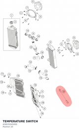 Diagram preview: TEMPERATURE SWITCH (A58035045000)