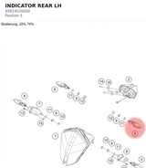 Diagram preview: INDICATOR REAR LH (95814026000)