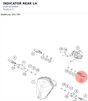 Diagram preview: INDICATOR REAR LH (95814026000)