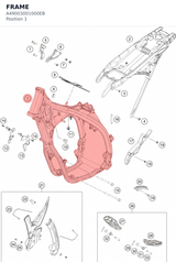 Diagram preview: FRAME (A49003001000EB)