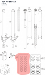 Diagram preview: REP. KIT SPACER (R14054)