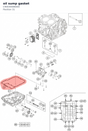 Diagram preview: oil sump gasket (C90030086000)