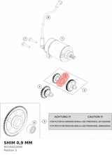 Diagram preview: SHIM 0,9 MM (90140023090)