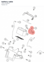 Diagram preview: battery cable (C63511059050)