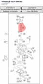 Diagram preview: THROTTLE VALVE SPRING (47031030000)