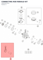 Diagram preview: CONNECTING ROD REBUILD KIT (A46030015044)