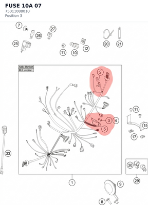 Diagram preview: FUSE 10A                    07 (75011088010)