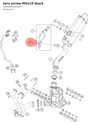 Diagram preview: torx screw M5x10 black (C0900000501000)