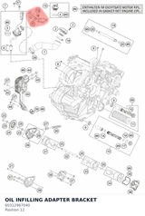 Diagram preview: OIL INFILLING ADAPTER BRACKET (60312967040)