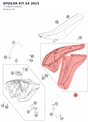 Diagram preview: SPOILER KIT SX            2015 (7770805410028A)
