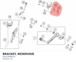Diagram preview: BRACKET, RESERVOIR (93013068010)