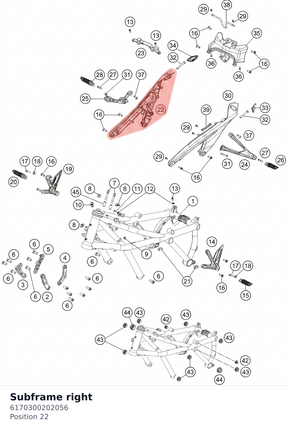 Diagram preview: Subframe right (6170300202056)