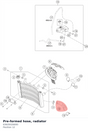Diagram preview: Pre-formed hose, radiator (63635026000)