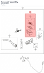 Diagram preview: Reservoir assembly (64113029044)