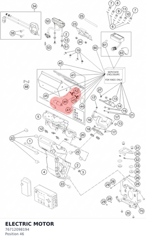 Diagram preview: ELECTRIC MOTOR (76712098194)