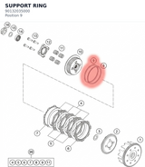 Diagram preview: SUPPORT RING (90132035000)
