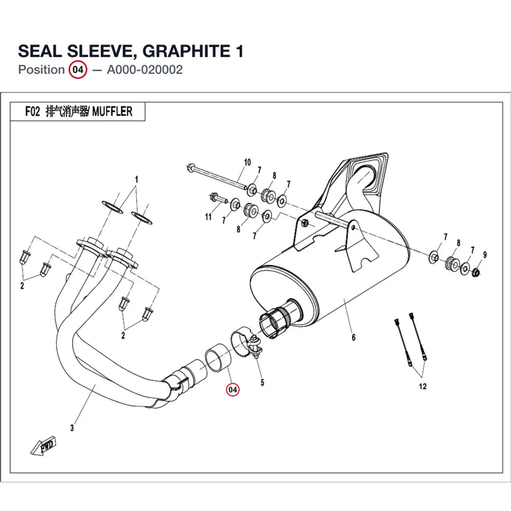 SEAL SLEEVE, GRAPHITE 1 product image