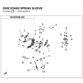 SIDE STAND SPRING SLEEVE product image
