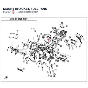 MOUNT BRACKET, FUEL TANK product image