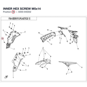 INNER HEX SCREW M5x14 product image