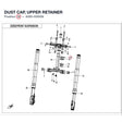 DUST CAP, UPPER RETAINER product image