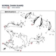SCREW, CHAIN GUARD product image