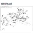 SHAFT, REAR FORK product image