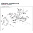 RH BUSHING, REAR SWING ARM product image