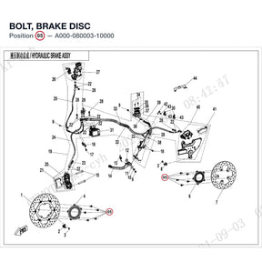 BOLT, BRAKE DISC product image