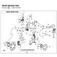 REAR BRAKE PAD product image