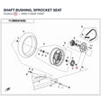 SHAFT BUSHING, SPROCKET SEAT product image