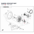 DAMPER, SPROCKET SEAT product image
