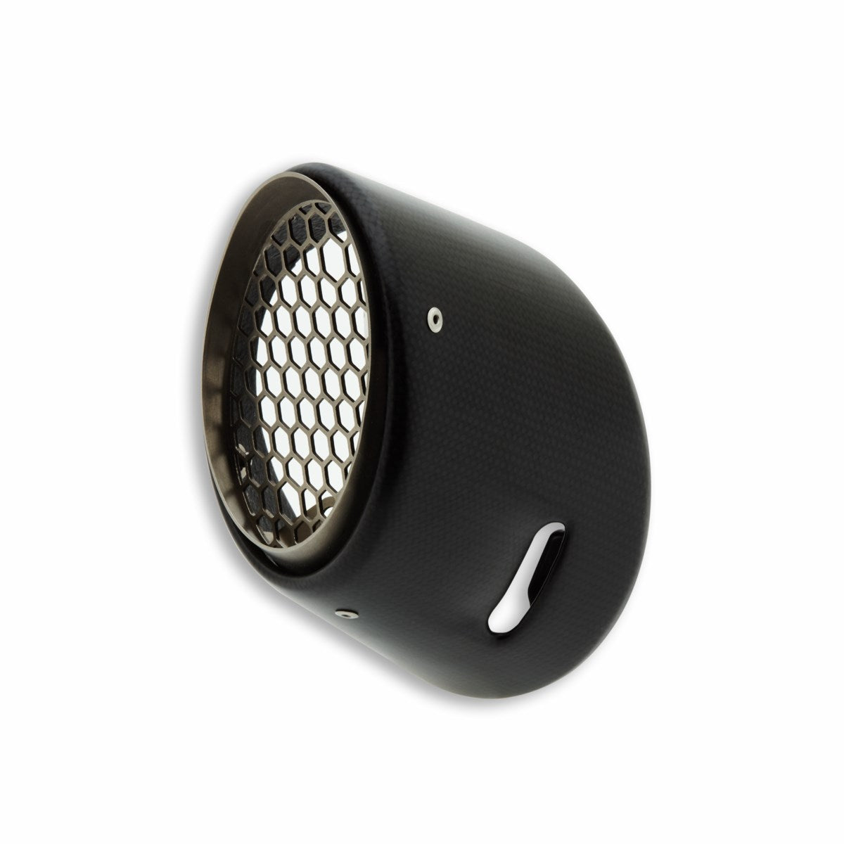 Carbon and titanium exhaust cover